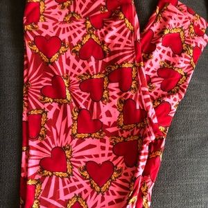 LuLaRoe TC Leggings • NWOT • Valentine 2017